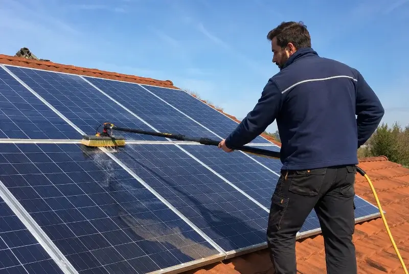 Nettoyage et entretien de panneaux solaires à Schwenheim